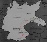 Stalag III Evacuation Map