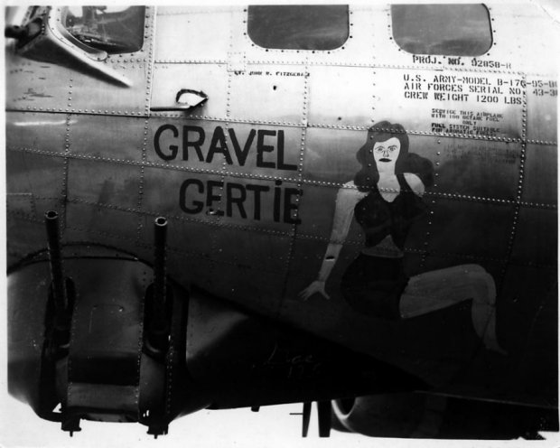 #43-38191 Gravel Gertie Nose Art