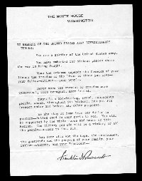 Presidental Letter